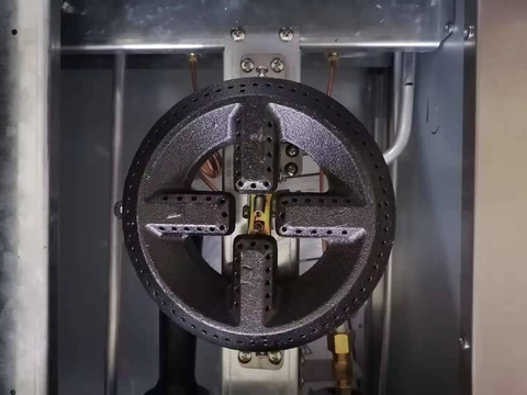 Газовая плита в американском стиле с 2 конфорками