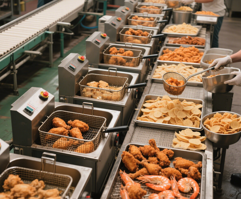 Еда, жаренная во фритюрнице