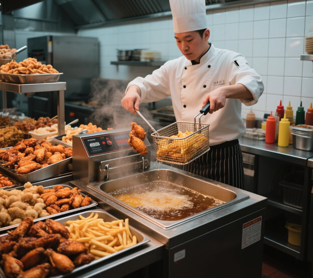 Еда, жаренная во фритюрнице