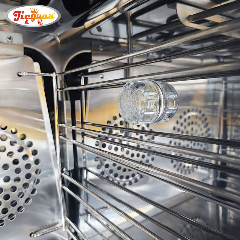 Профессиональная настенная печь из нержавеющей стали на продажу. Встроенная электрическая духовка с конвекцией. Коммерческая печь для выпечки с распылителем тумана.