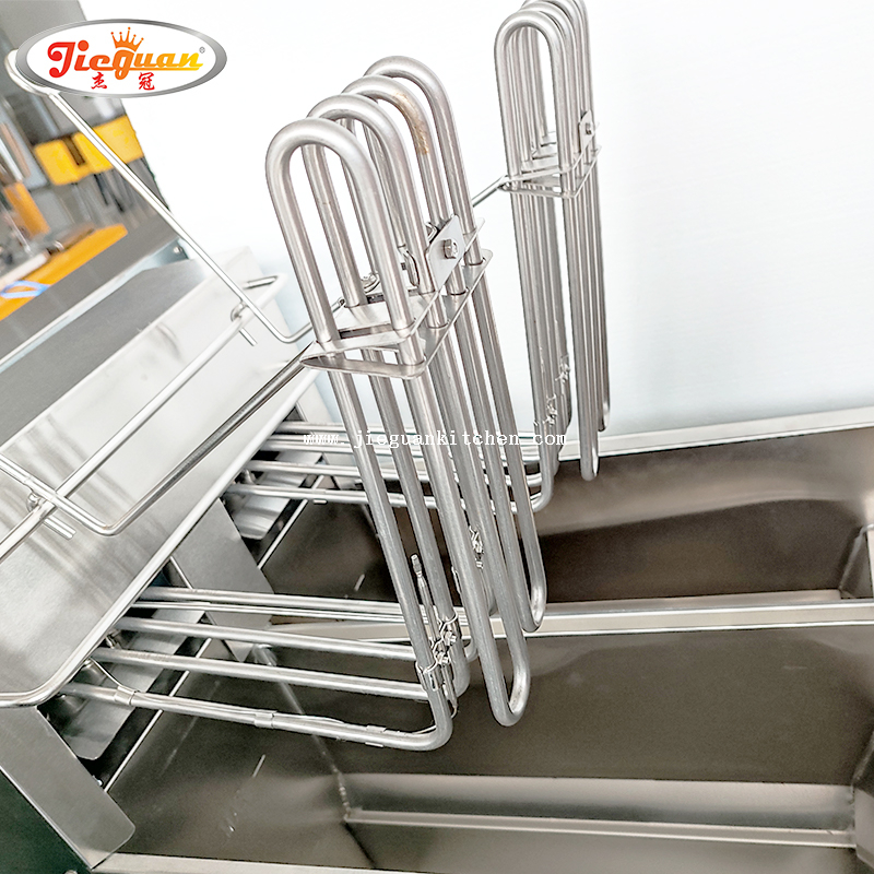 Вертикальная цифровая компьютерная фритюрница с 2 баками и 2 корзинами