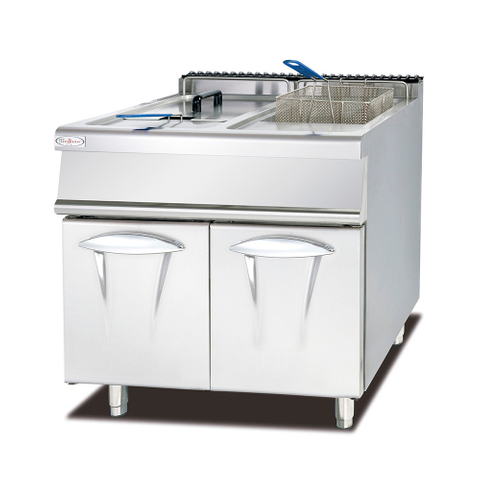 Фритюрница газовая 2 бака 2 корзины 28л