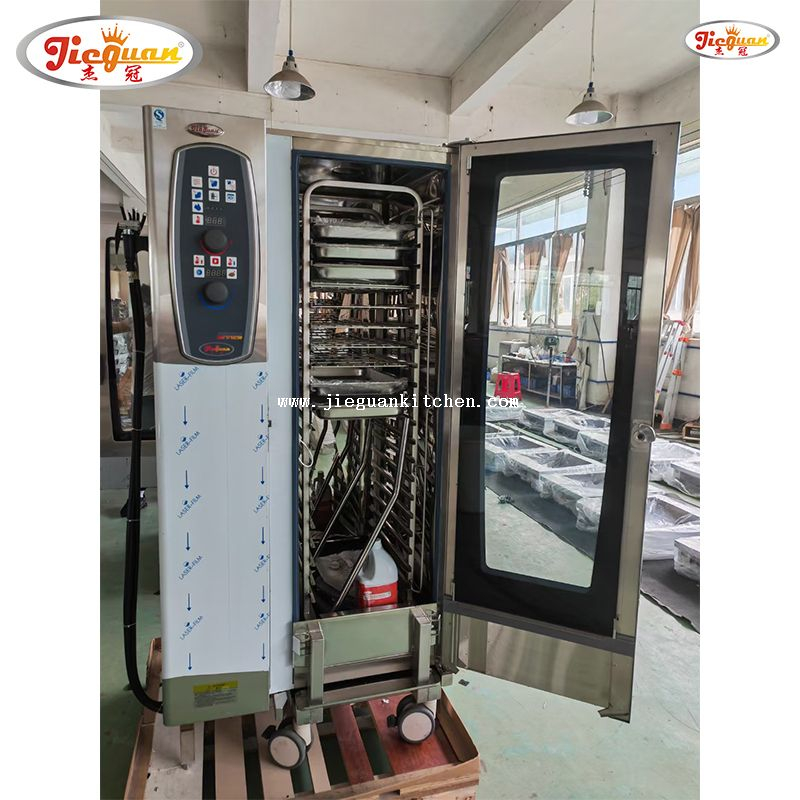 Коммерческий электрический 20-слойный комбинированный паровой EOA-20-CMP с самоочисткой