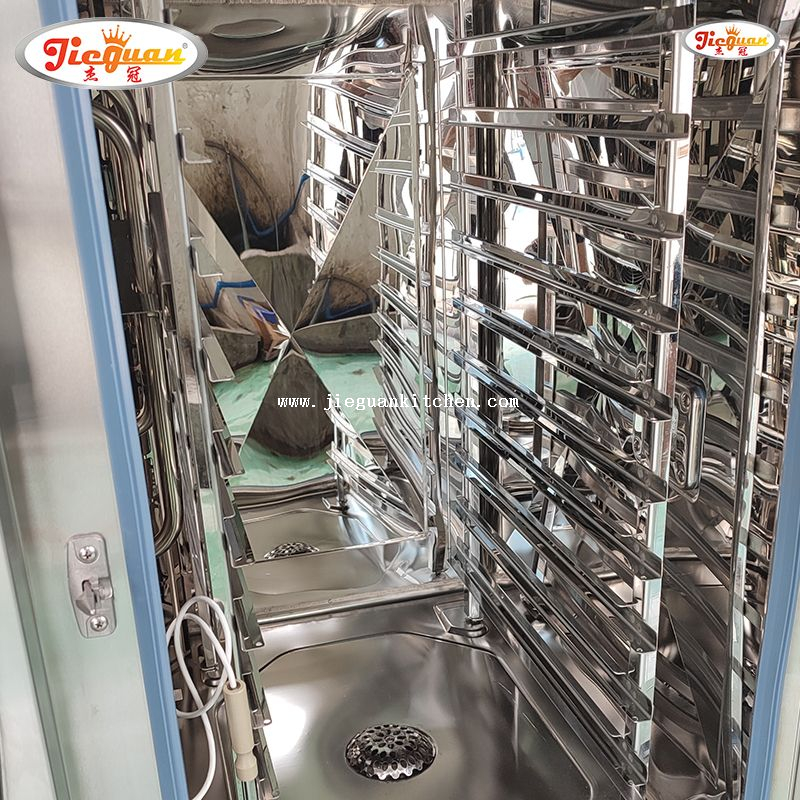 Коммерческая пароконвектомат с 10 ярусами и сенсорным экраном